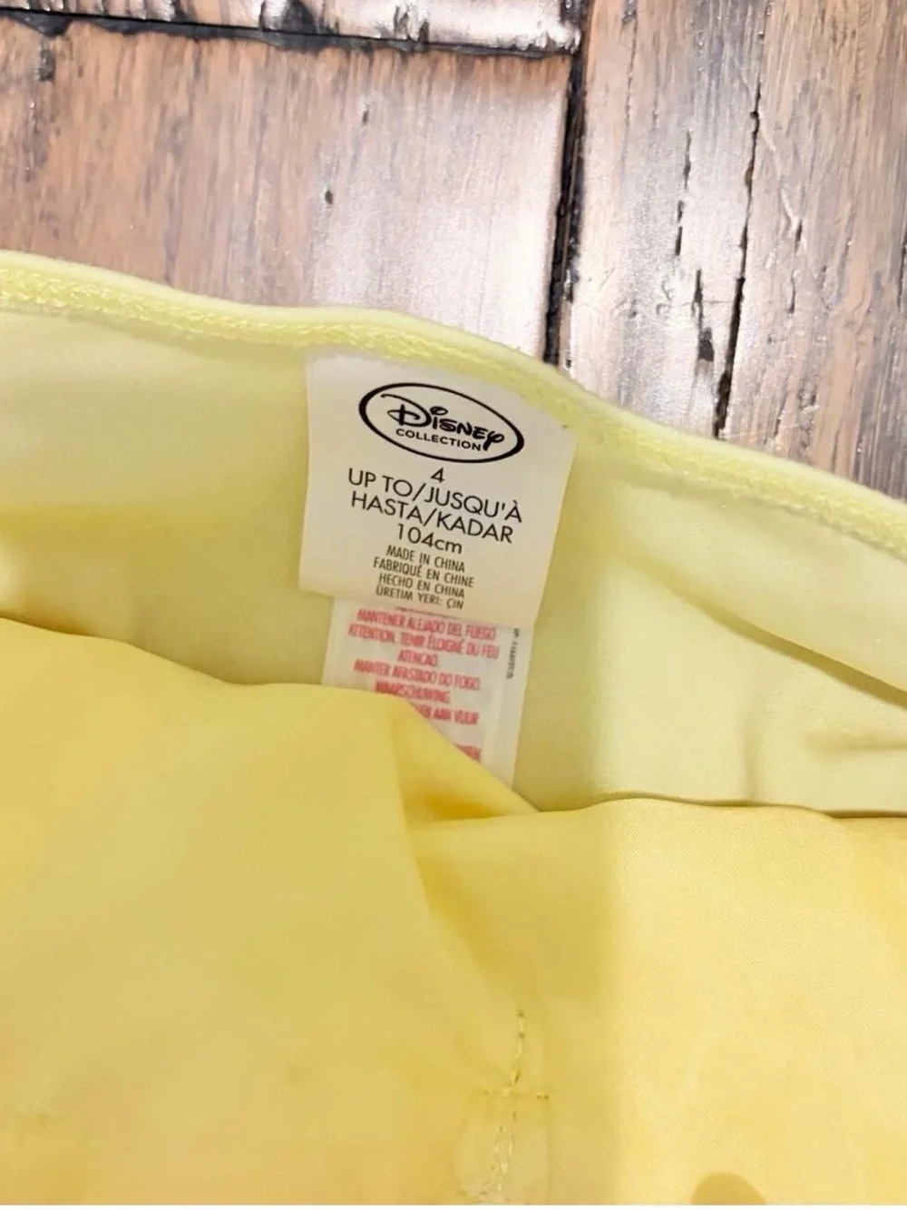 Disney Collection Belle Beauty and the Beast Costume Dress size 4T